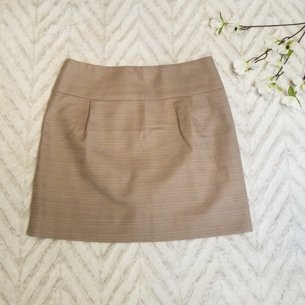 J. Crew Gray Business Skirt